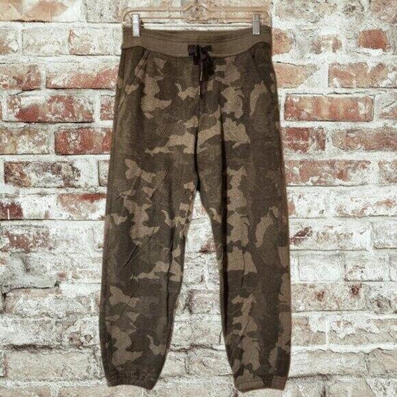2/$50 Prana Cozy Up Ankle Pants Sage Camo Size S | Comfortable Loungewear - Picture 2 of 7
